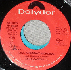 Lana Cantrell Like A Sunday Morning / Good Times USED VINYL 7INCH