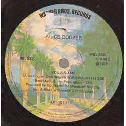 Alice Cooper You And Me USED VINYL 7INCH 33 S RPM SINGLE