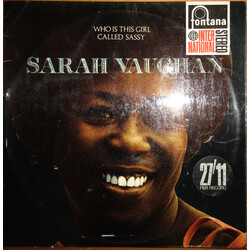 Sarah Vaughan / The Kirk Stuart Trio Who Is This Girl Called Sassy Vinyl LP USED