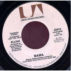 Elijah (17) Mama USED VINYL 7INCH 45 RPM PROMO