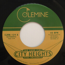 The Sure Fire Soul Ensemble City Heights USED VINYL 7INCH 45 RPM SINGLE REPRESS