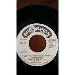 Ronnie McDowell Animal / I Just Wanted You To Know USED VINYL 7INCH 45 RPM PROMO STEREO