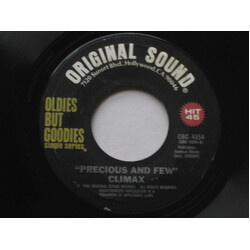 Climax (6) / Sonny Knight Precious And Few / Dedicated To You USED VINYL 7INCH SINGLE 45 RPM REISSUE