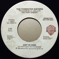 The Forester Sisters Just In Case USED VINYL 7INCH 45 RPM SINGLE PROMO
