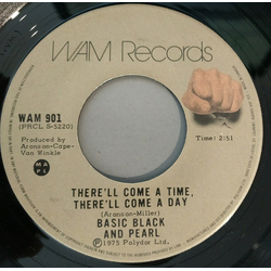 Basic Black And Pearl There'll Come A Time, There'll Come A Day Vinyl 7" USED