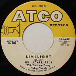 Acker Bilk / The Leon Young String Chorale Limelight USED VINYL 7INCH SINGLE 45 RPM