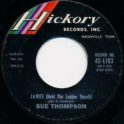 Sue Thompson James (Hold The Ladder Steady) USED VINYL 7INCH 45 RPM SINGLE STYRENE MONO