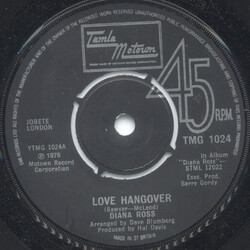 Diana Ross Love Hangover VINYL 7" USED