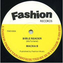 Macka B Bible Reader USED VINYL 12INCH 45 RPM SINGLE
