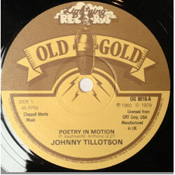 Johnny Tillotson Poetry In Motion USED VINYL 7INCH SINGLE REISSUE