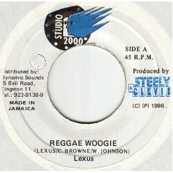 Lexxus Reggae Woogie USED VINYL 7INCH 45 RPM