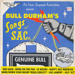 Bull Durham (2) Bull Durham's Songs Of SACk Vinyl LP USED