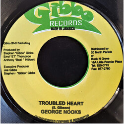 George Nooks / Bascom X Troubled Heart / Lonely Heart USED VINYL 7INCH 45 RPM
