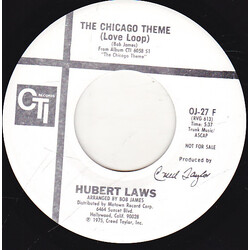 Hubert Laws The Chicago Theme USED VINYL 7INCH 45 RPM PROMO