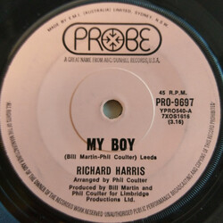 Richard Harris My Boy USED VINYL 7INCH 45 RPM SINGLE