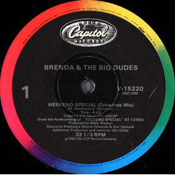 Brenda & The Big Dudes Weekend Special VINYL 12" USED