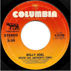 Billy Joel Movin' Out (Anthony's Song) USED VINYL 7INCH 45 RPM SINGLE