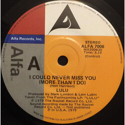 Lulu I Could Never Miss You (More Than I Do) USED VINYL 7INCH 45 RPM SINGLE
