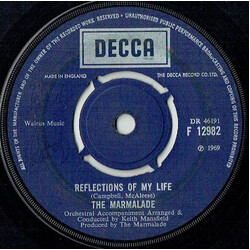 The Marmalade Reflections Of My Life USED VINYL 7INCH 45 RPM SINGLE
