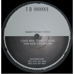 Daddy's Favourite Turn It Loose / Footstomp VINYL 12" USED