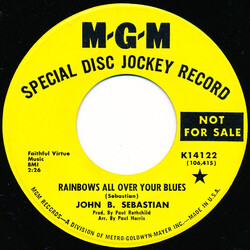John Sebastian Rainbows All Over Your Blues USED VINYL 7INCH PROMO