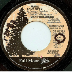 Dan Fogelberg Make Love Stay Vinyl 7" USED