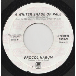 Procol Harum A Whiter Shade Of Pale / Conquistador USED VINYL 7INCH 45 RPM SINGLE REISSUE STYRENE STEREO