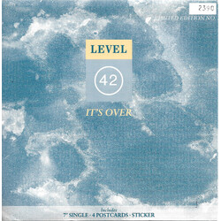 Level 42 It's Over USED VINYL 7INCH 45 RPM SINGLE LIMITED EDITION NUMBERED