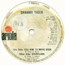 Shabby Tiger Tell Him To Move Over USED VINYL 7INCH SINGLE 45 RPM