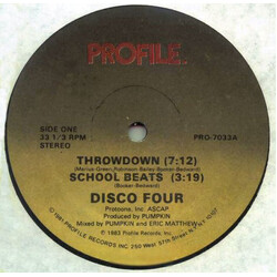 Disco Four Throwdown USED VINYL 12INCH 33 S RPM