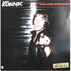 David Kubinec Some Things Never Change Vinyl LP USED