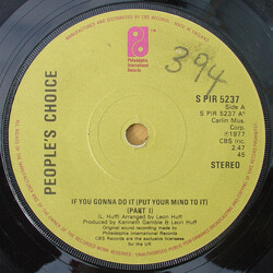 People's Choice If You Gonna Do It (Put Your Mind To It) USED VINYL 7INCH 45 RPM