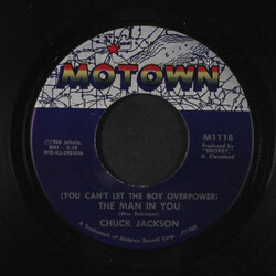 Chuck Jackson (You Can't Let The Boy Overpower) The Man In You / Girls, Girls, Girls USED VINYL 7INCH 45 RPM SINGLE MONO