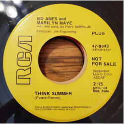 Ed Ames / Marilyn Maye Think Summer USED VINYL 7INCH PROMO