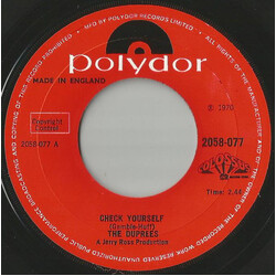 The Duprees Check Yourself USED VINYL 7INCH 45 RPM SINGLE