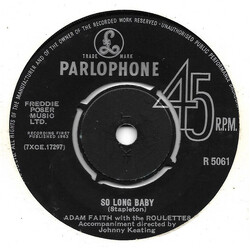 Adam Faith / The Roulettes So Long Baby USED VINYL 7INCH 45 RPM SINGLE