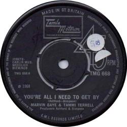 Marvin Gaye / Tammi Terrell You're All I Need To Get By USED VINYL 7INCH 45 RPM SINGLE REISSUE MONO