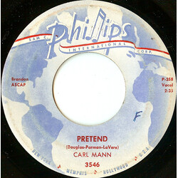 Carl Mann Pretend USED VINYL 7INCH 45 RPM