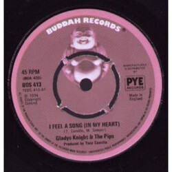 Gladys Knight And The Pips I Feel A Song (In My Heart) Vinyl 7" USED