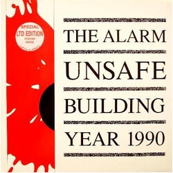 The Alarm Unsafe Building  Year 1990 USED VINYL 12INCH SINGLE LIMITED EDITION