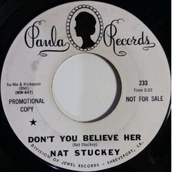 Nat Stuckey Don't You Believe Her USED VINYL 7INCH 45 RPM PROMO