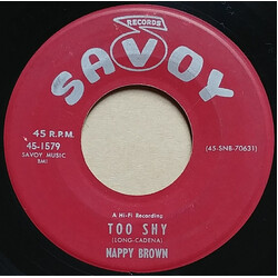 Nappy Brown Too Shy / Give Me Your Love USED VINYL 7INCH 45 RPM