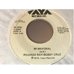 Ricardo Ray & Bobby Cruz Mi Mayoral USED VINYL 7INCH 45 RPM PROMO