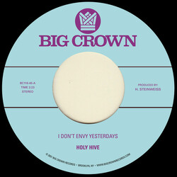 Holy Hive I Don't Envy Yesterdays / Color It Easy USED VINYL 7INCH SINGLE STEREO