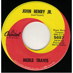 Merle Travis The Same Ol' Natural Urge USED VINYL 7INCH 45 RPM SINGLE
