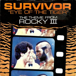Survivor Eye Of The Tiger USED VINYL 7INCH SINGLE 45 RPM