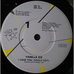 Vanilla Ice I Love You USED VINYL 7INCH SINGLE