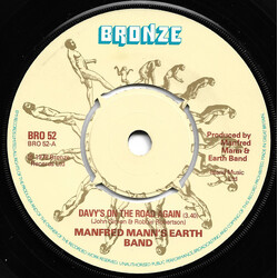 Manfred Mann's Earth Band Davy's On The Road Again VINYL 7" USED