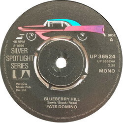 Fats Domino Blueberry Hill / It Keeps Rainin' USED VINYL 7INCH 45 RPM MONO