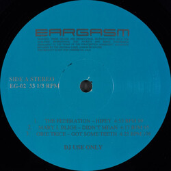 Various Eargasm USED VINYL 12INCH 33 S RPM UNOFFICIAL RELEASE
